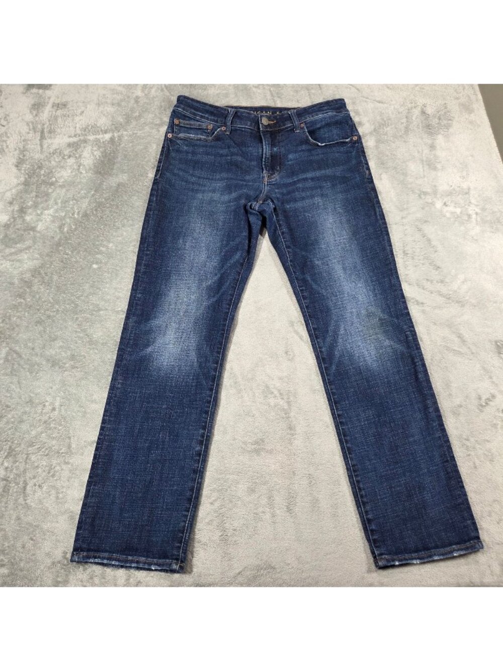 American Eagle Jeans Mens 34X32 Blue Original Straight Stretch Classic Denim